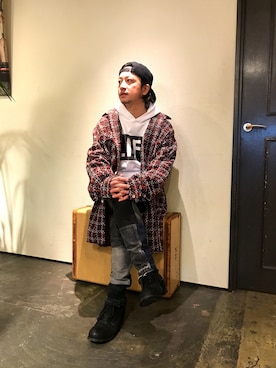 「LUSOR（ルーソル）のアイテム（ジャケット/アウター）」を使った、HIDEさん（メンズ・170cm）の冬コーディネート