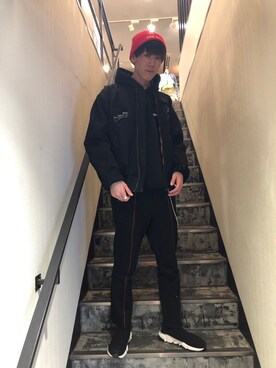 「CHRISTIAN DADA（クリスチャンダダ）のアイテム（ブルゾン）」を使った、HIDEさん（メンズ・170cm）の春コーディネート
