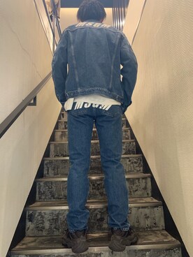 「MSGM（エムエスジーエム）のアイテム（ジャケット/アウター）」を使った、HIDEさん（メンズ・170cm）の春コーディネート
