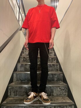 「STARWALK（スターウォーク）のアイテム」を使った、HIDEさん（メンズ・170cm）の夏コーディネート