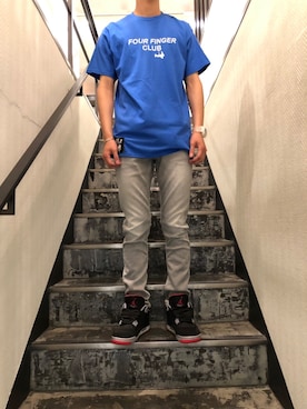 「TAVERNITI SO JEANS（タヴァニティソージーンズ）のアイテム」を使った、HIDEさん（メンズ・170cm）の夏コーディネート