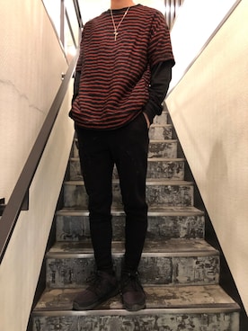 「TAVERNITI SO JEANS（タヴァニティソージーンズ）のアイテム」を使った、HIDEさん（メンズ・170cm）の夏コーディネート