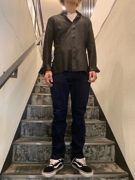 「ISAMU KATAYAMA BACKLASH（イサムカタヤマバックラッシュ）のアイテム（その他アウター）」を使った、HIDEさん（メンズ・170cm）の夏コーディネート
