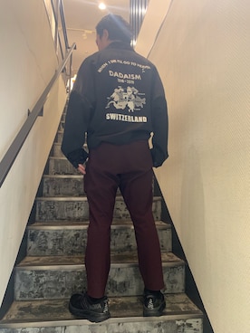 「CHRISTIAN DADA（クリスチャンダダ）のアイテム（ブルゾン）」を使った、HIDEさん（メンズ・170cm）の秋コーディネート