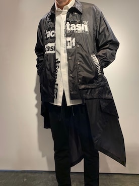 「FACETASM（ファセッタズム）のアイテム（その他アウター）」を使った、HIDEさん（メンズ・170cm）の冬コーディネート