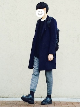 「Paul Smith（ポールスミス）のアイテム（ジャケット/アウター）」を使った、kitsuneさん（メンズ・182cm）の冬コーディネート