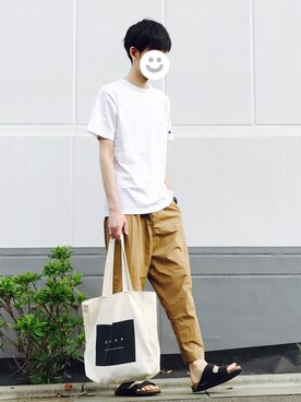 kitsuneさん（メンズ・182cm）の夏コーディネート