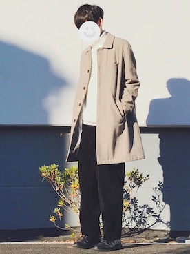「JOURNAL STANDARD（ジャーナルスタンダード）のアイテム（ジャケット/アウター）」を使った、kitsuneさん（メンズ・182cm）の冬コーディネート