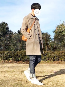 「JOURNAL STANDARD（ジャーナルスタンダード）のアイテム（ジャケット/アウター）」を使った、kitsuneさん（メンズ・182cm）の冬コーディネート