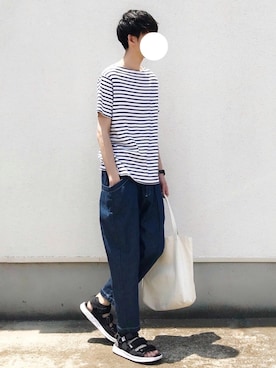 「rehacer（レアセル）のアイテム」を使った、kitsuneさん（メンズ・182cm）の春コーディネート