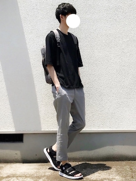 「FOSSIL（フォッシル）のアイテム（バックパック/リュック）」を使った、kitsuneさん（メンズ・182cm）の春コーディネート