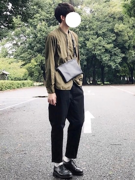 「EDIFICE（エディフィス）のアイテム」を使った、kitsuneさん（メンズ・182cm）の秋コーディネート