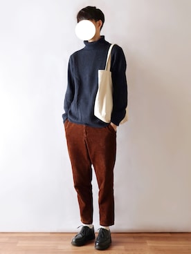 kitsuneさん（メンズ・182cm）の秋コーディネート