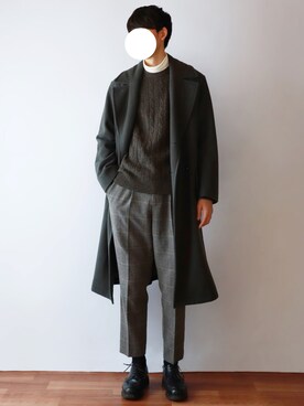 kitsuneさん（メンズ・182cm）の冬コーディネート