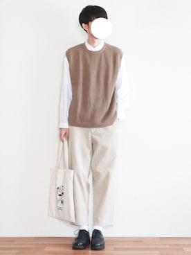 「DUFA（ドゥッファ）のアイテム」を使った、kitsuneさん（メンズ・182cm）の秋コーディネート