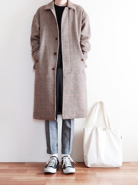 kitsuneさん（メンズ・182cm）の秋コーディネート