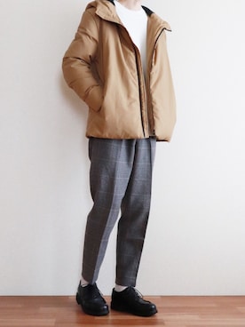 「URBAN RESEARCH（アーバンリサーチ）のアイテム（パンツ）」を使った、kitsuneさん（メンズ・182cm）の冬コーディネート