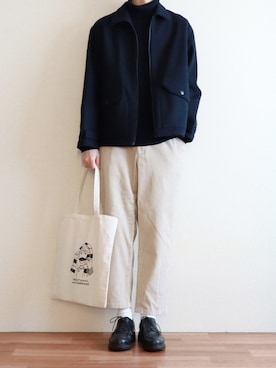 「JOURNAL STANDARD（ジャーナルスタンダード）のアイテム（ジャケット/アウター）」を使った、kitsuneさん（メンズ・182cm）の冬コーディネート