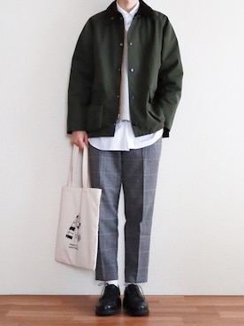 「URBAN RESEARCH（アーバンリサーチ）のアイテム（パンツ）」を使った、kitsuneさん（メンズ・182cm）の冬コーディネート