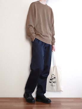 「Traditional Weatherwear（トラディショナルウェザーウェア）のTOTE BAG（トートバッグ）」を使った、kitsuneさん（メンズ・182cm）の春コーディネート