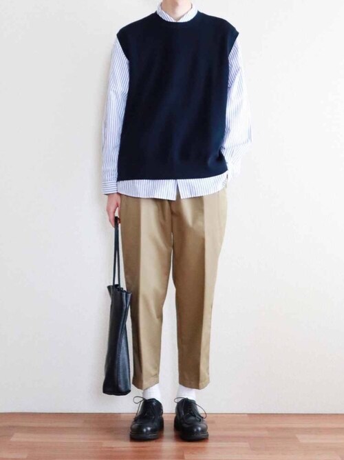 Kitsune ユニクロのニット セーターを使ったコーディネート Wear