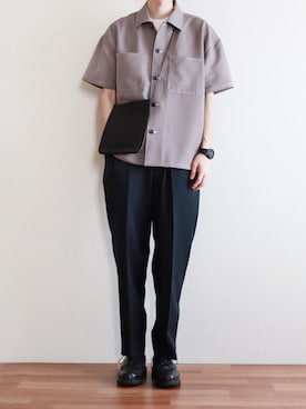「アイテム（その他シューズ）」を使った、kitsuneさん（メンズ・182cm）の春コーディネート