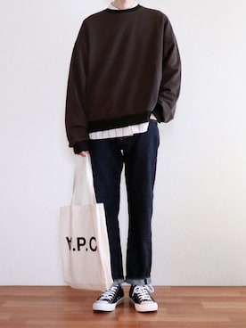 kitsuneさん（メンズ・182cm）の秋コーディネート