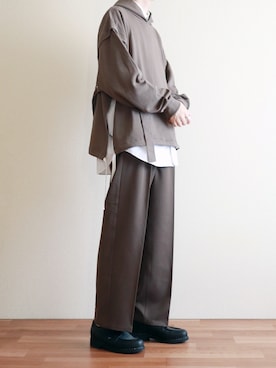 「All Blues（オールブルース）のアイテム」を使った、kitsuneさん（メンズ・182cm）の秋コーディネート