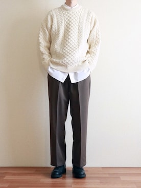 kitsuneさん（メンズ・182cm）の秋コーディネート