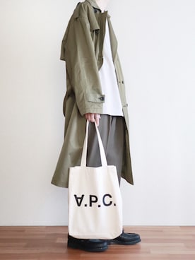 「Paraboot（パラブーツ）の【Paraboot】CHAMBORD　パラブーツ　シャンボード（ドレスシューズ）」を使った、kitsuneさん（メンズ・182cm）の春コーディネート