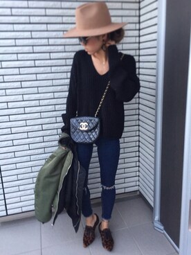 12anna23さん（レディース・159cm）の冬コーディネート