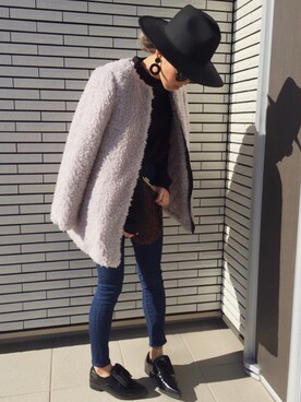 12anna23さん（レディース・159cm）の冬コーディネート