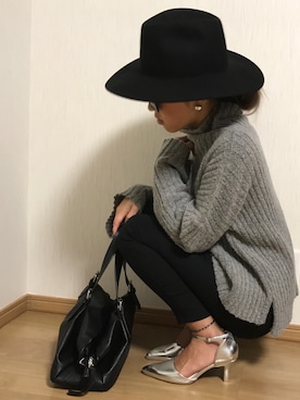 12anna23さん（レディース・159cm）の冬コーディネート