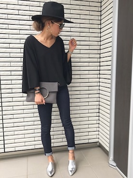 「abcdevol（エービーシーディーイーボル）のアイテム」を使った、12anna23さん（レディース・159cm）の春コーディネート