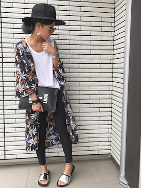 「AVAN LILY（アヴァンリリィ）のアイテム（帽子）」を使った、12anna23さん（レディース・159cm）の春コーディネート