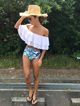 12anna23さん（レディース・159cm）の夏コーディネート