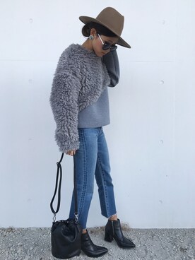 12anna23さん（レディース・159cm）の冬コーディネート