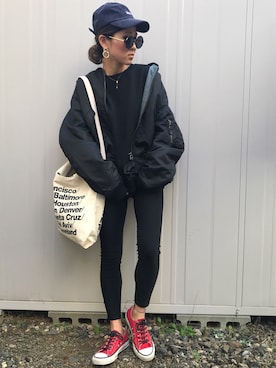 「HONEY（ハニー）のアイテム」を使った、12anna23さん（レディース・159cm）の冬コーディネート
