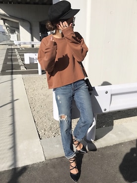 12anna23さん（レディース・159cm）の冬コーディネート