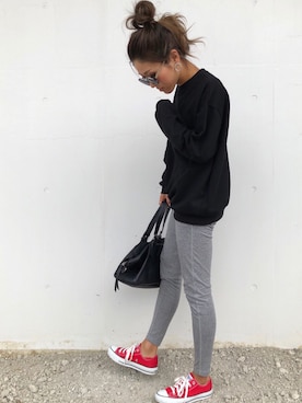 「3rd by VANQUISH（サードバイヴァンキッシュ）のアイテム（パンツ）」を使った、12anna23さん（レディース・159cm）の春コーディネート