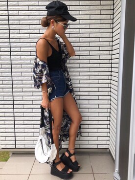 12anna23さん（レディース・159cm）の夏コーディネート