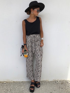 「CRUCE anap（クルーセアナップ）のアイテム」を使った、12anna23さん（レディース・159cm）の夏コーディネート