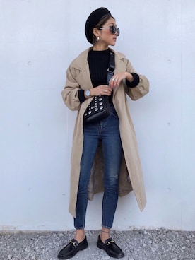 12anna23さん（レディース・159cm）の冬コーディネート