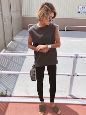 12anna23さん（レディース・160cm）の夏コーディネート