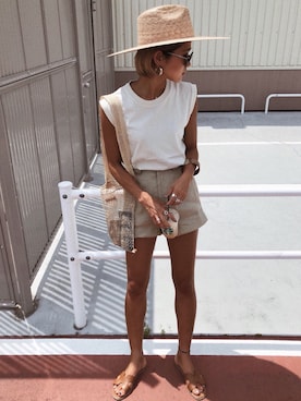 12anna23さん（レディース・160cm）の夏コーディネート