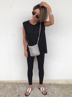 「Eldia'lu（エルディアル）のアイテム」を使った、12anna23さん（レディース・159cm）の夏コーディネート