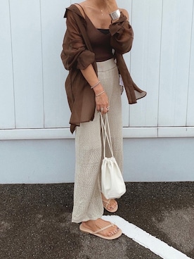 12anna23さん（レディース・159cm）の夏コーディネート