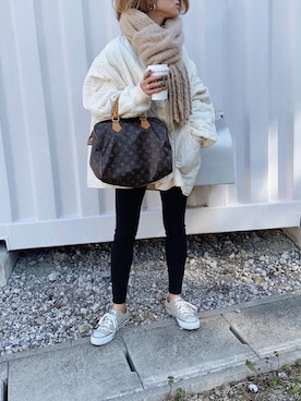 「Cheri（シェリ）のアイテム」を使った、12anna23さん（レディース・159cm）の冬コーディネート