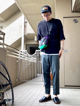 「SANTA CRUZ（サンタクルーズ）のアイテム（キャップ）」を使った、まさおさん（メンズ・165cm）の夏コーディネート
