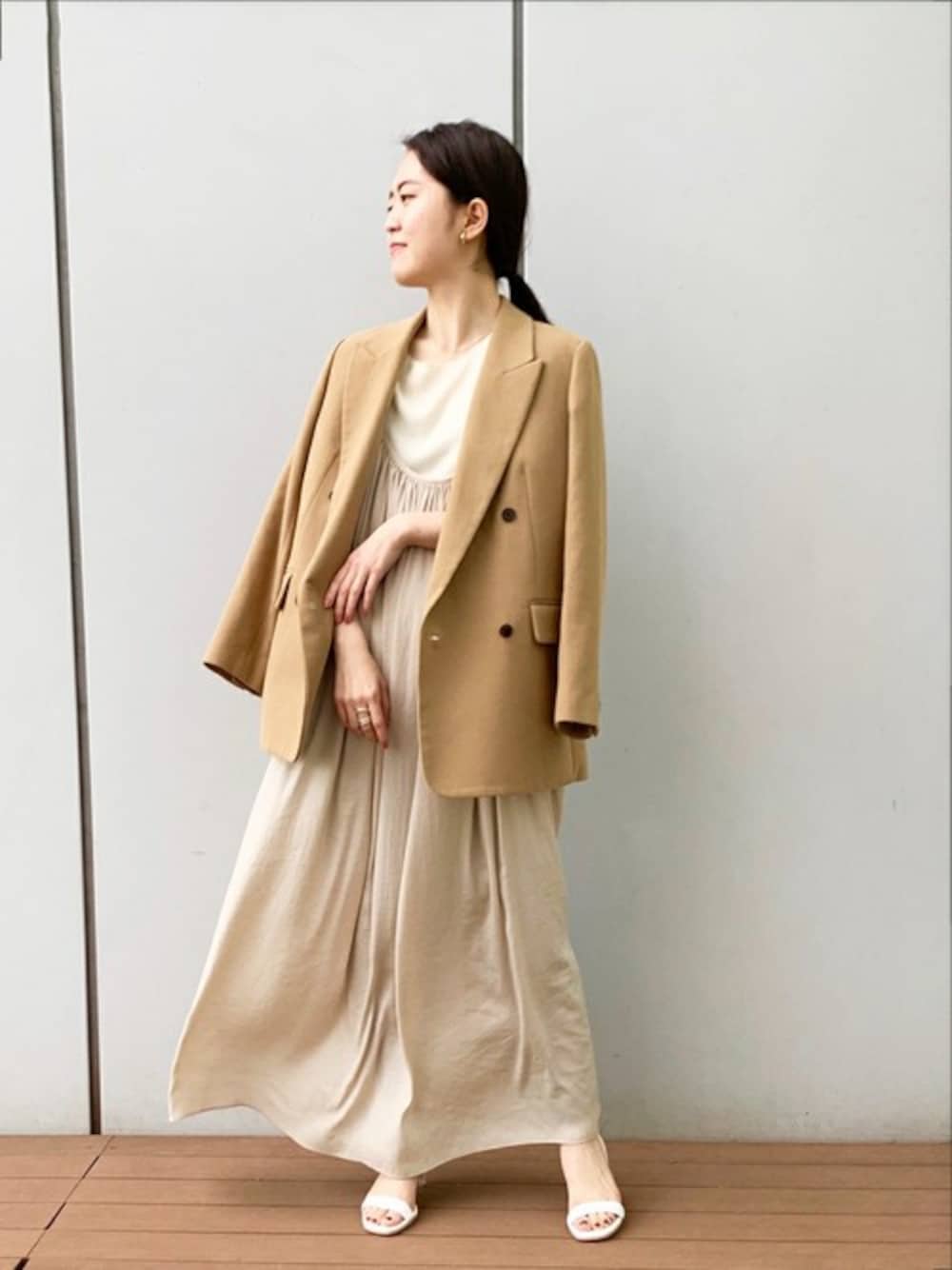 Plage Washer Satin キャミワンピース　プラージュ Plage Washer Satin キャミワンピース プラージュ